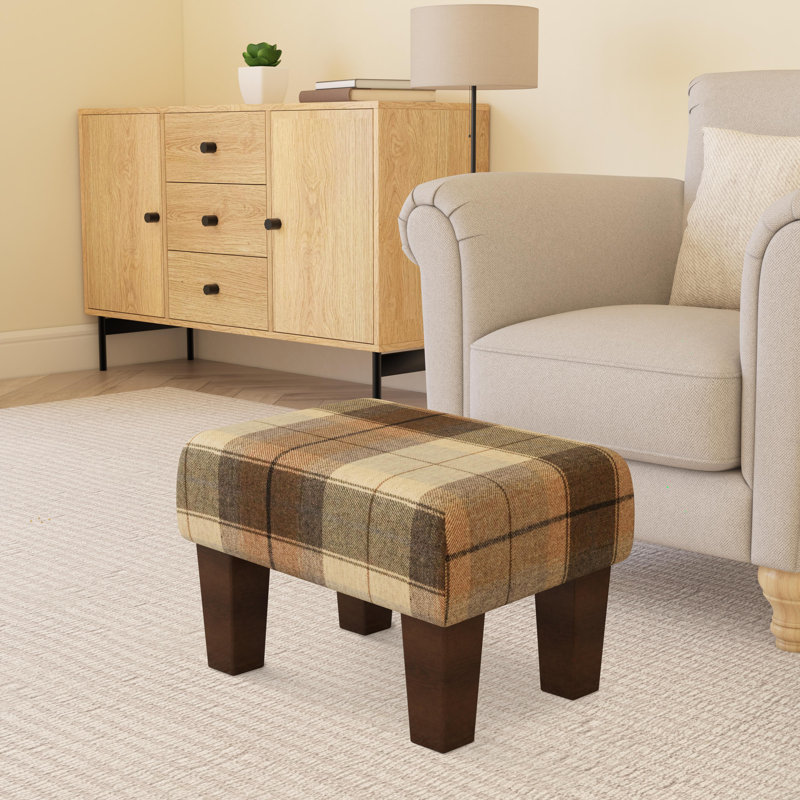 Manufactured Wood Accent Stool, Mahogany
