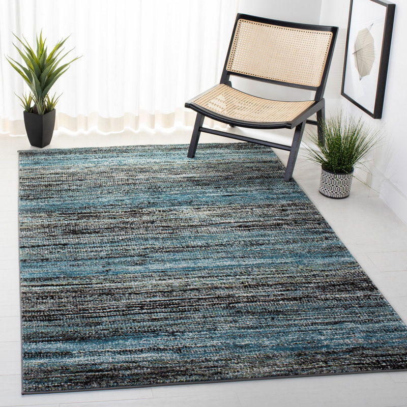 Tapis performance à motif abstrait Porcello, Rectangle 8 pi x 10 pi