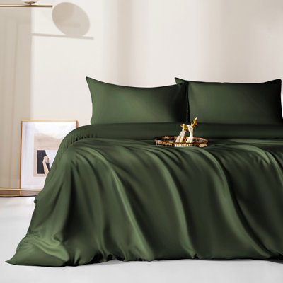 3-Piece Luxury 100% Rayon From Bamboo Duvet Cover Set
