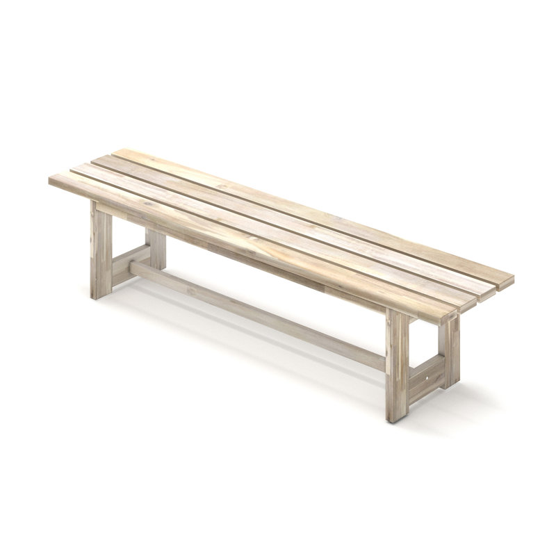 Banc de jardin en bois Inyokern