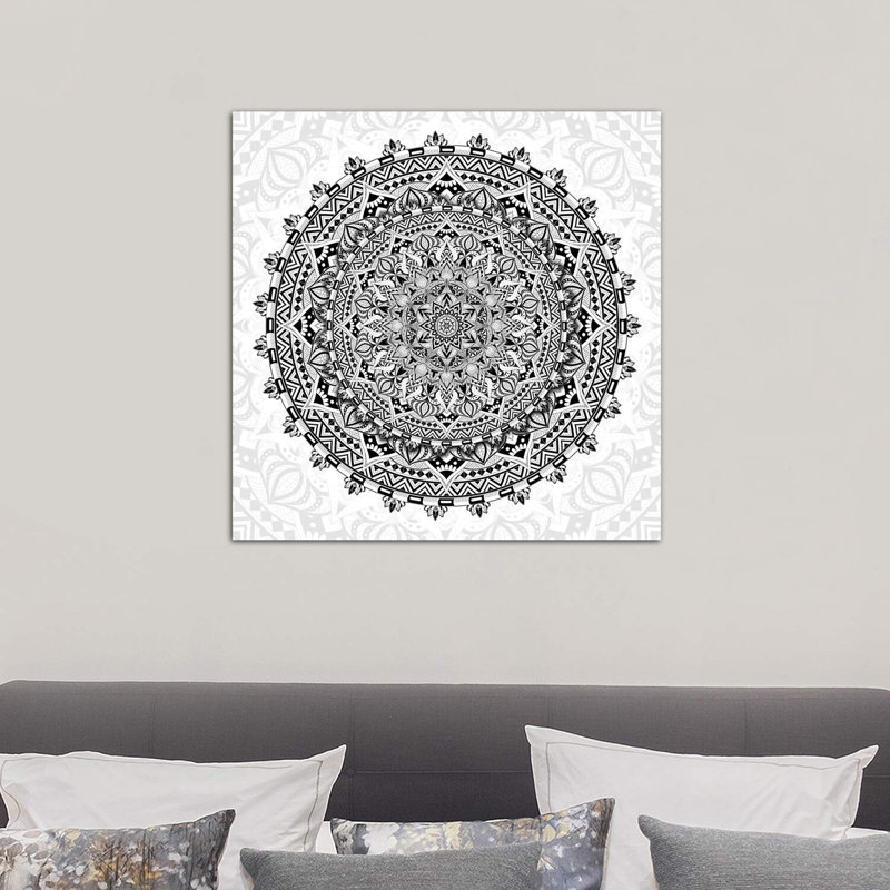 Mandala Love by Cameron Gray - Wrapped Canvas Print, 66.04 cm H x 66.04 cm W x 1.91 cm D