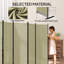 Paravent 6 panneaux, paravent pliable, beige