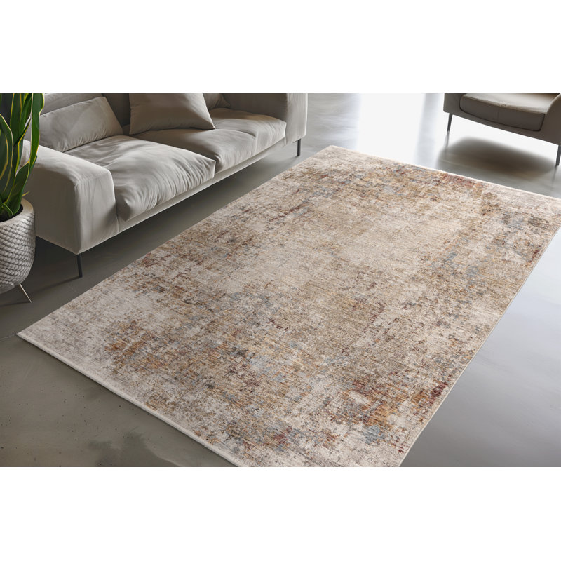 Belin Abstract Area Rug, Rectangle 80 x 150cm