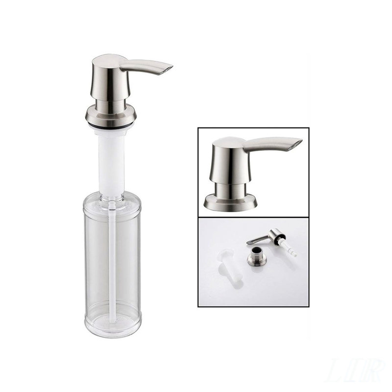 Distributeur de savon de cuisine en ABS de grande capacité avec installation et entretien faciles, conception durable et imperméable