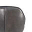 Chaise de bar 2 pièces en cuir avec éponge haute densité, tabourets de cuisine en polyuréthane à hauteur de comptoir