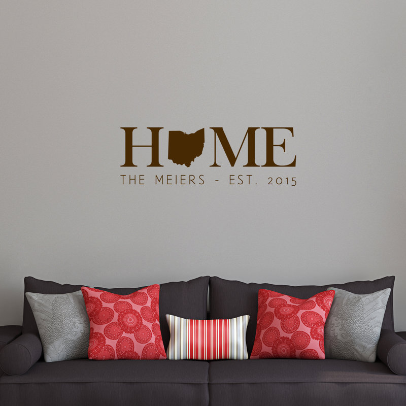 Wall Decal, Yes, Chocolate Brown