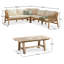 Wooden Garden Corner Sofa Set