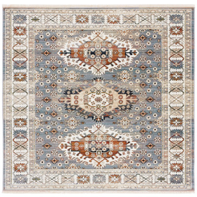 Waithman Oriental Grey/Ivory Area Rug