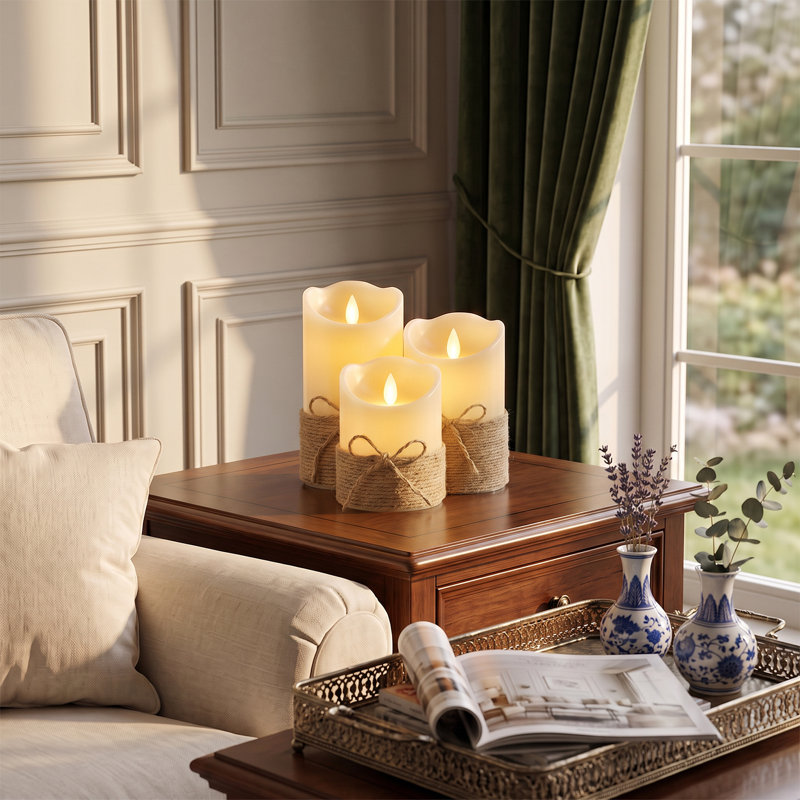 3pcs LED Flameless Candles with Remote Control