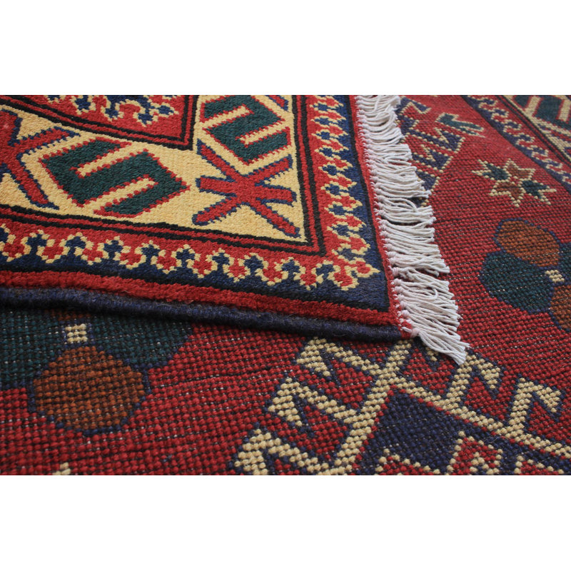 Tapis d’intérieur en laine one kargahi 2 pi 8 po x 9 pi 7 po one-of-kind à la main-noué la 2010 Kalen