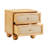 Tourmaline Wood & Rattan Wavy Nightstand-536138128