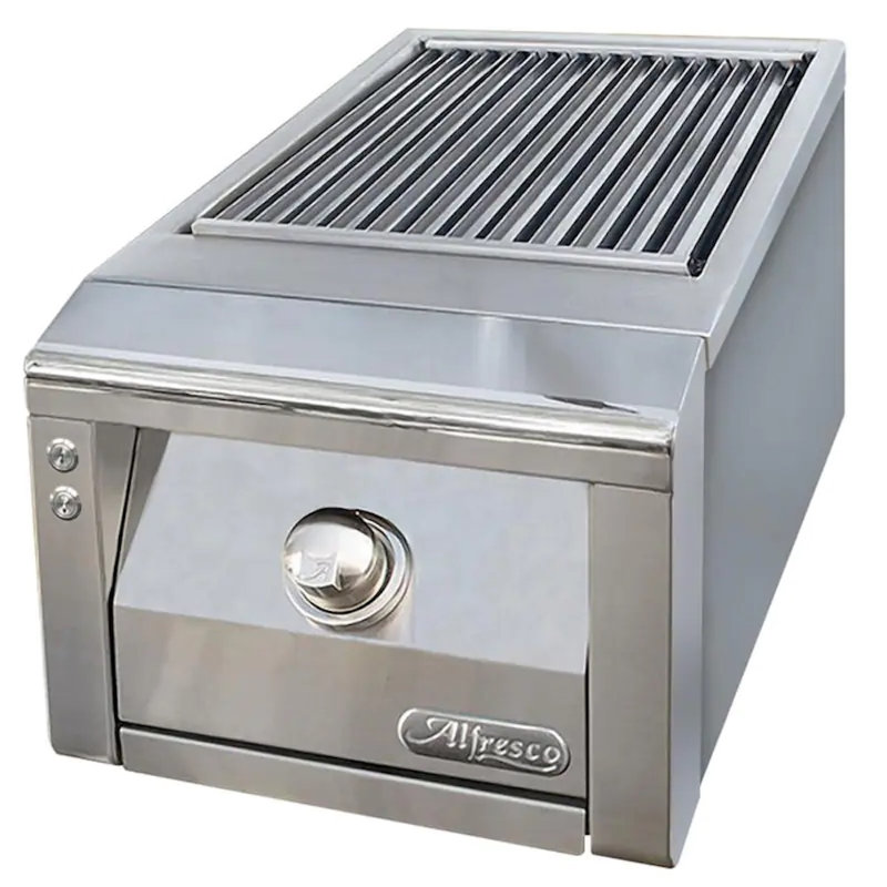 Alfresco 14'' W x 26.875'' D Stainless Steel Side Burner