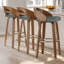 Swivel Upholstered Counter Stool-1810085194-1810085195