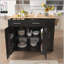 Îlot de cuisine polyvalent avec plusieurs options de rangement et fabrication durable