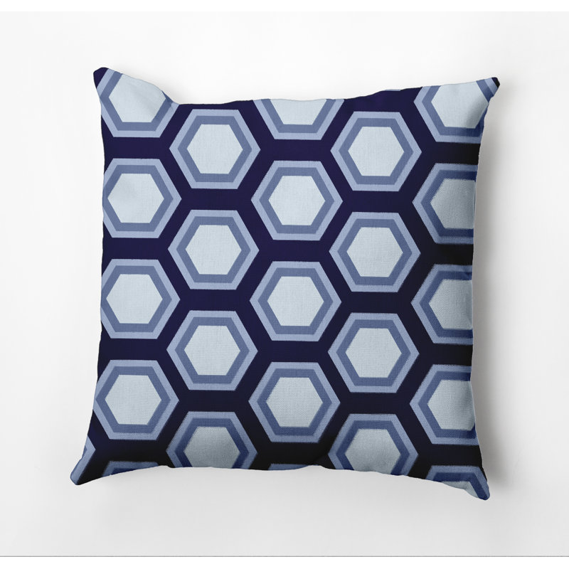 Housse et insert de coussin carré Subline, 20 po x 20 po, Vert / bleu pâle