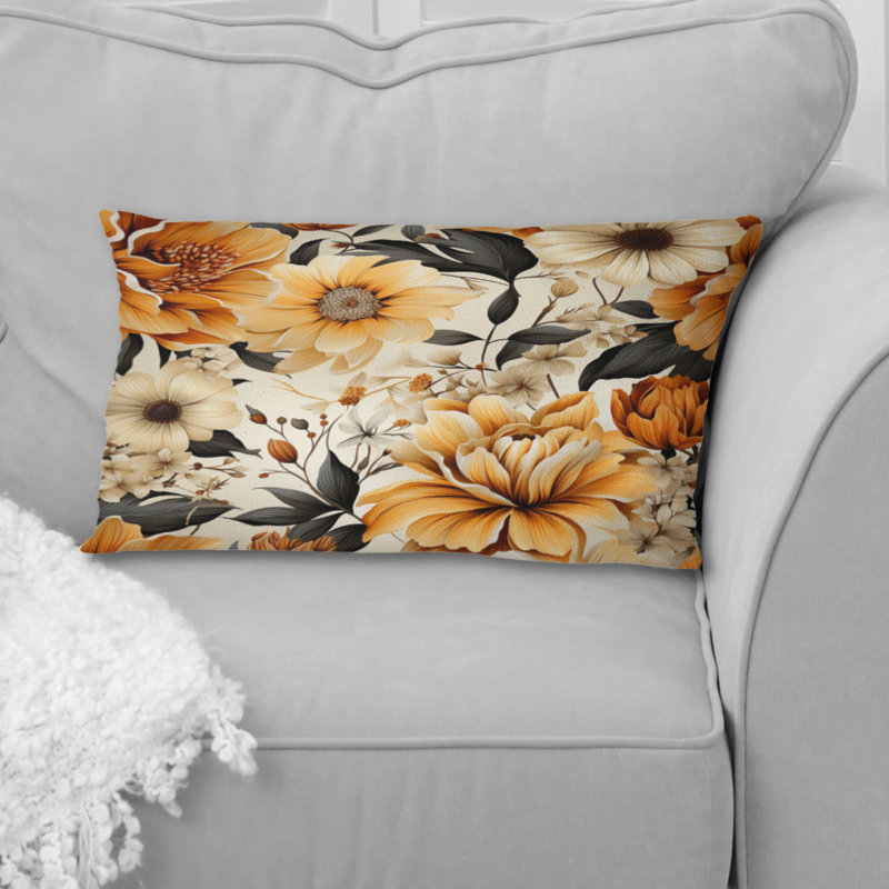 Floral Throw Pillow