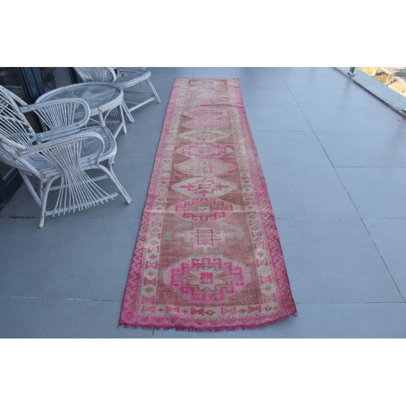 Tapis turc rétro Herki vintage pour la cuisine ou les espaces de salon extérieurs