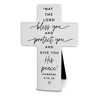 Tabletop Cross Hold Onto Hope Bless You