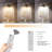 10W Dimmable LED Picture Light Fixture, Plug In/Hardwired,3CCT-82204612