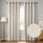 Landolfo Textured Grid 100% Blackout Grommet Curtain Pair (2 panels)-1453565480-1453565462