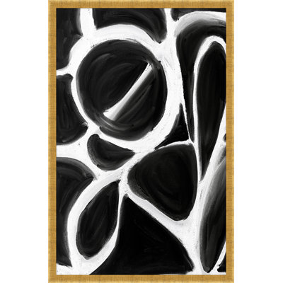 Delineated View 1' Framed Print on Canvas