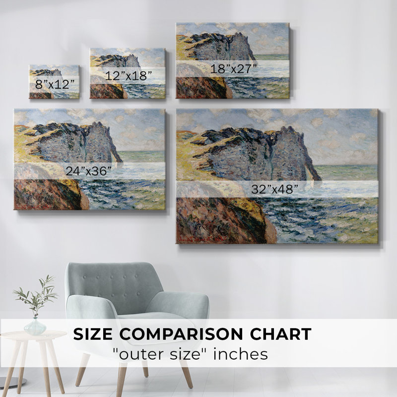 Monet - Toile tendue avec châssis, H 12 po x l 18 po