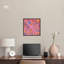Art mural Maximalist sous-sol en toile rose par Art Remedy-104334610-104334620