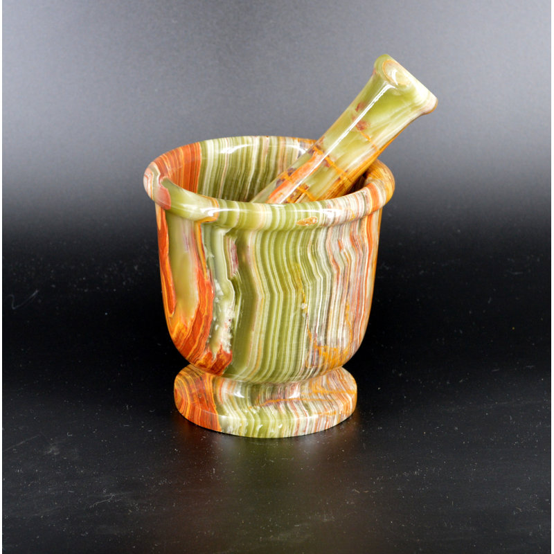 Marble Mortar And Pestle Set