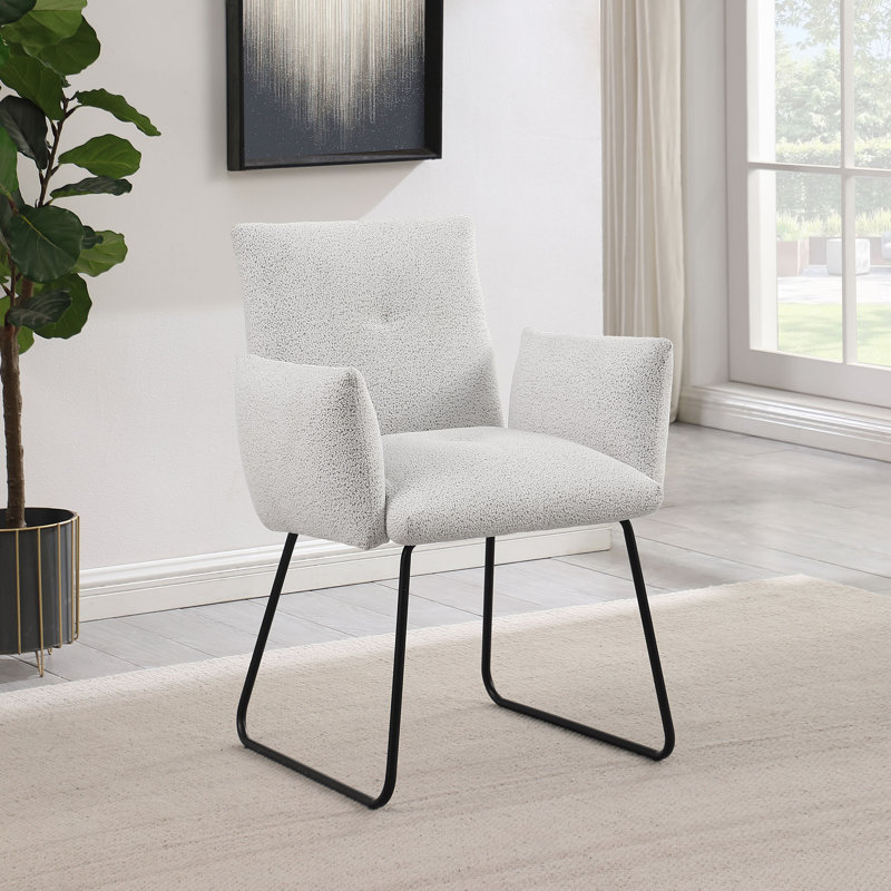 Chaise de salle à manger avec accoudoirs Donica Light Drey