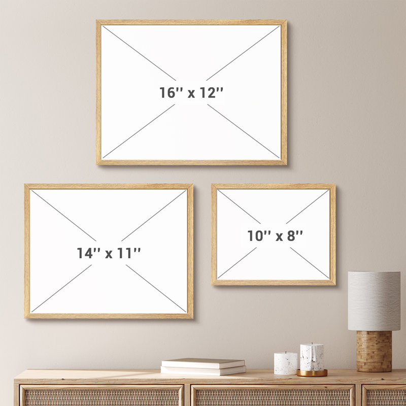 «Winter Forest Landscape», reproduction d'art encadrée, scène d'arbre brumeux serein pour chambre à coucher ou salon, Naturel