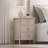 Elegant 3-Drawer Nightstand With Gold Leaf Handles-1019222775