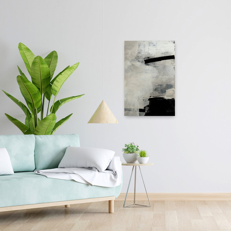 Art contemporain contemporain abstrait, H 24 po x l 16 po