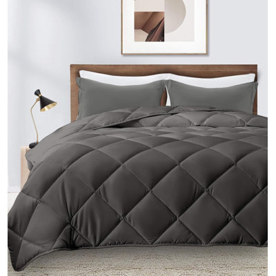 All Season Comforter Set Down Alternative Comforter With Pillowcase  Lightweight 