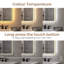 Anti-Fog Rectangular LED Bathroom Mirror, Frameless Gold Spray Edge, Touch Control Mirror-1286566921