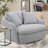 Brieona Upholstered Swivel Chair And A Half-74609782