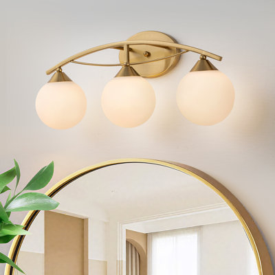 Kaynen Dimmable Opal Glass Vanity Light
