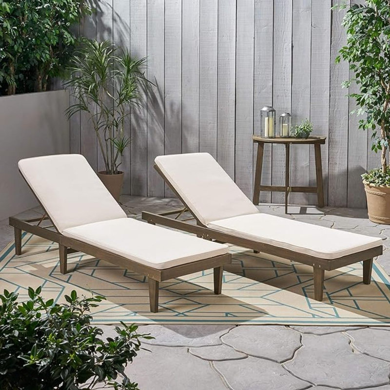 NADINE CHAISE LONGE, Cream, Brown, 2