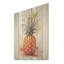 Impression d'ananas doré I - ananas sur bois-730403796