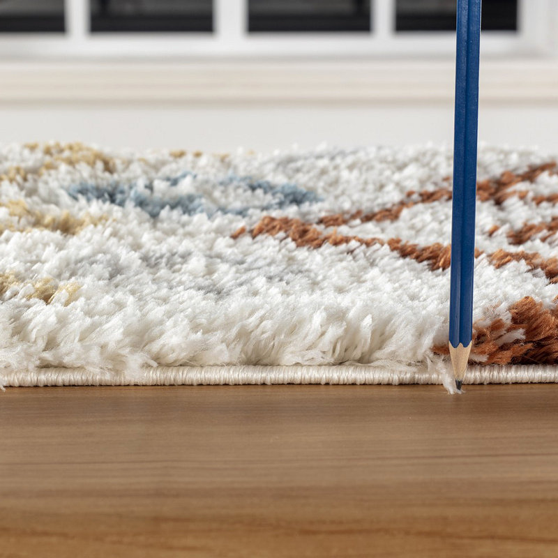 Tapis à poils longs, Rectangle 7 pi 10 po x 9 pi 10 po