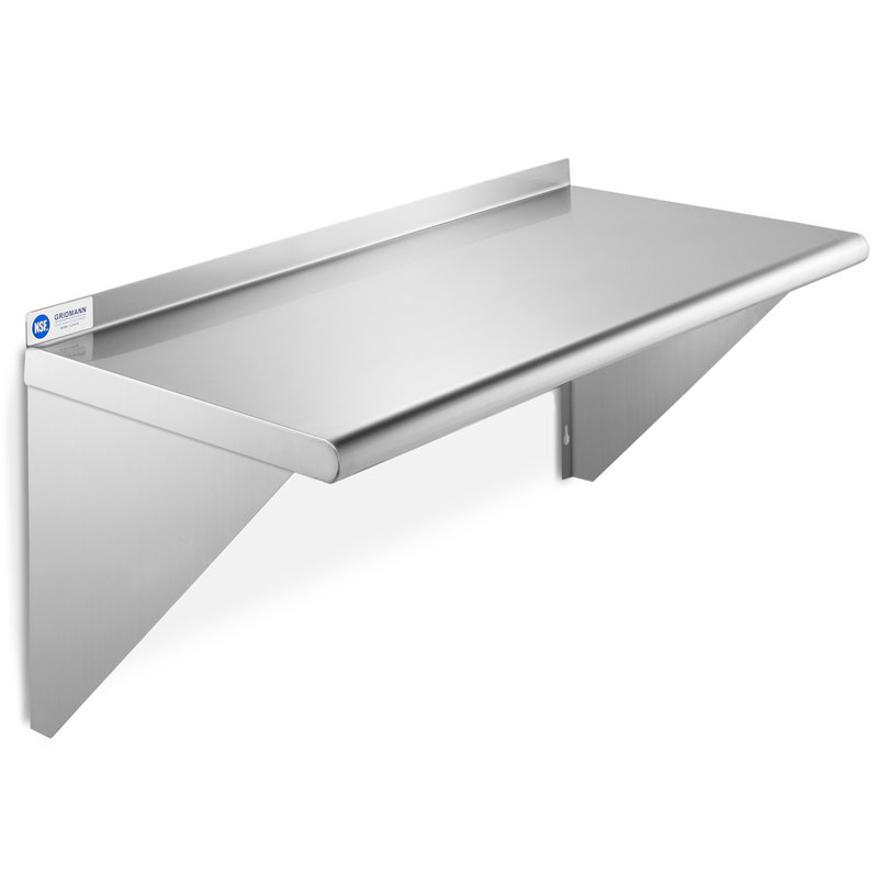  Tablette NSF en acier inoxydable par Latitude Run, H 18,5 po x l 24 po x P 12 po