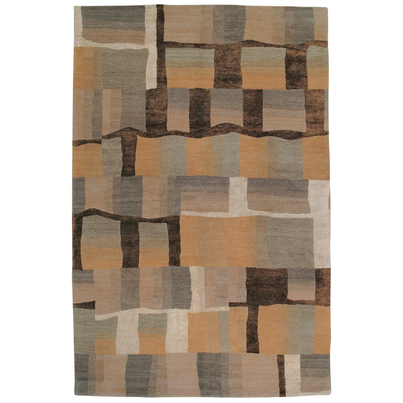 Eva H Geometric Area Rug, Rectangle 3' x 5'