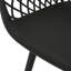 Chaise d'extérieur pour 2 personnes en polypropylène résistant aux intempéries, profondeur de 21,78 po, largeur, hauteur de 31,95 po, cadres de 11,25 lb et style moderne pour les repas, dans un style profond, large, haut, aux lignes épurées