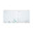 ECR4Kids MessageStor Magnetic Dry-Erase Glass Board with Magnets, 17.5in x 17.5in, Wall-Mounted Whiteboard, Botanical, 2-Pack
