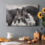 Chevaux sauvages - reproduction sur toile tendue-910359636
