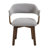 Modern Dining Chairs With Solid Wood Legs And Arms,Curved Back Upholstered Side Chair-345060949