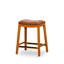 Tabouret de comptoir de 24 po avec siège en cuir naturel - Siège élégant et durable-732140166-734424694-734424697