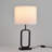 2 Piece, 21'' Black Table Lamp Set, Rustic Farmhouse