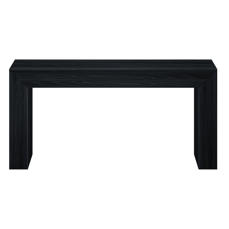 Jesleen Grande Console Table, 32" H x 66" W x 12" D, Black