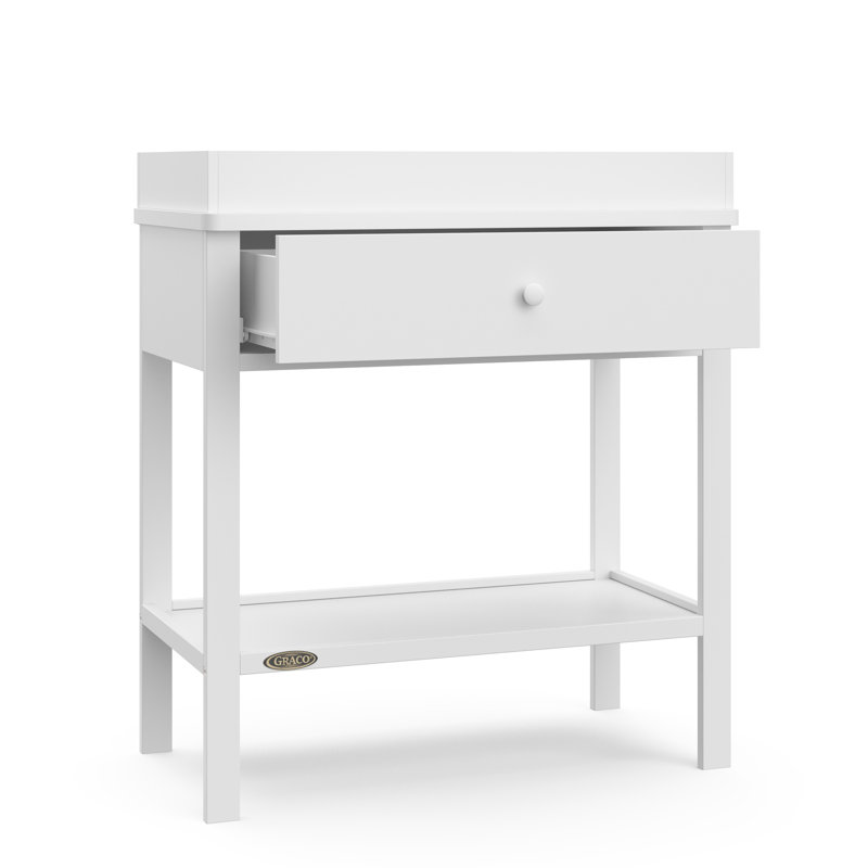 Table à langer avec rangement Graco, Blanc