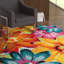 Tapis jaune / bleu Weisman-25723763